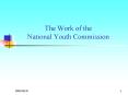 The Work of the National Youth Commission PowerPoint PPT Presentation