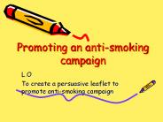 Promoting%20an%20anti-smoking%20campaign