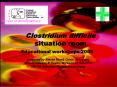 Clostridium difficile situation room PowerPoint PPT Presentation