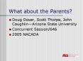 What about the Parents PowerPoint PPT Presentation