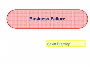 Business Failure