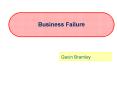 Business Failure PowerPoint PPT Presentation