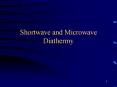 Shortwave and Microwave Diathermy PowerPoint PPT Presentation