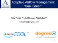 Adaptive Airflow Management Cool Green PowerPoint PPT Presentation