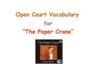 Open Court Vocabulary