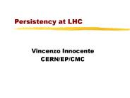 Persistency at LHC