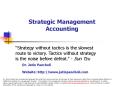 Strategic Management Accounting PowerPoint PPT Presentation