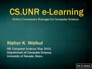 Online Courseware Manager for Computer Science