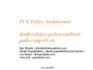 PCE%20Policy%20Architecture%20draft-ietf-pce-policy-enabled-path-comp-01.txt