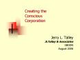 Creating the Conscious Corporation PowerPoint PPT Presentation
