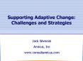 Supporting Adaptive Change: Challenges and Strategies PowerPoint PPT Presentation