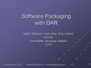 Software Packaging with DAR