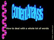 Content Analysis