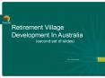 Retirement Village Development In Australia PowerPoint PPT Presentation