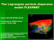 The Lagrangian particle dispersion model FLEXPART