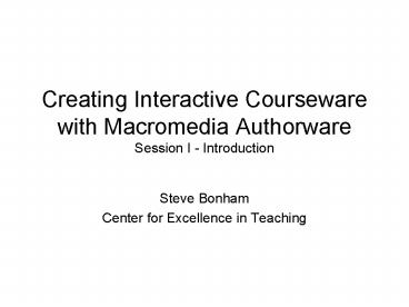 presentation player overlay