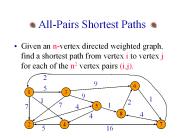 All-Pairs Shortest Paths