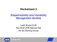 Workstream 2 Dispatchability and Variability Management Studies PowerPoint PPT Presentation