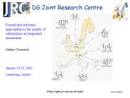 DG Joint Research Centre