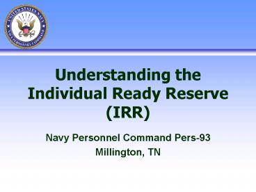 Understanding the Individual Ready Reserve IRR