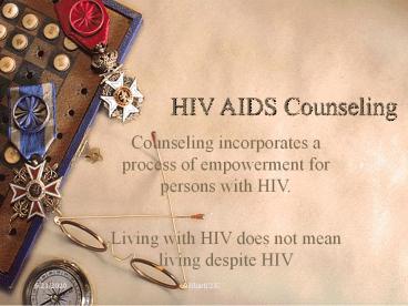 HIV AIDS Counseling