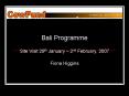 Bali Programme PowerPoint PPT Presentation