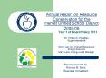 Annual Report on Resource Conservation for the Hemet Unified School District 200809