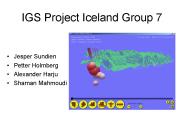 IGS Project Iceland Group 7