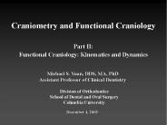 Craniometry and Functional Craniology
