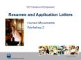 Resumes and Application Letters PowerPoint PPT Presentation