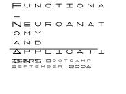 Functional Neuroanatomy and Applications