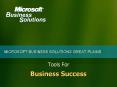 MICROSOFT BUSINESS SOLUTIONS GREAT PLAINS PowerPoint PPT Presentation