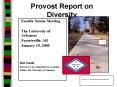 Provost Report on Diversity PowerPoint PPT Presentation