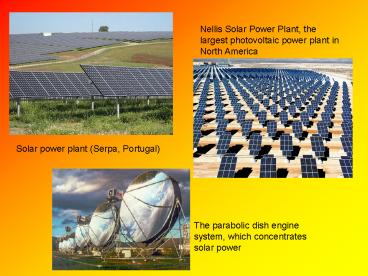 Solar power plant Serpa, Portugal