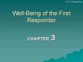 WellBeing of the First Responder PowerPoint PPT Presentation