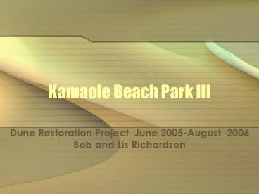Kamaole Beach Park III