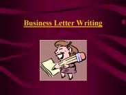 Business Letter Writing