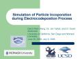 Simulation of Particle Incoporation during Electrocodepostion Process PowerPoint PPT Presentation
