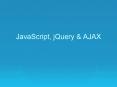 JavaScript, jQuery PowerPoint PPT Presentation
