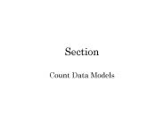 Count Data Models