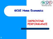 GCSE Home Economics