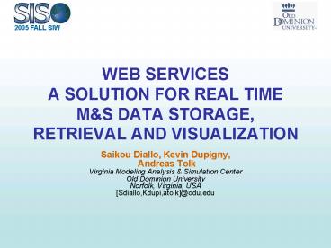 WEB SERVICES A SOLUTION FOR REAL TIME M