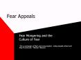 Fear Appeals PowerPoint PPT Presentation
