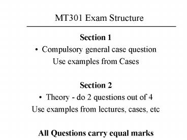 Compulsory general case question
