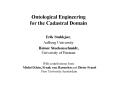 Ontological Engineering for the Cadastral Domain PowerPoint PPT Presentation