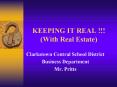 KEEPING IT REAL With Real Estate PowerPoint PPT Presentation