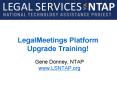 LegalMeetings Platform Upgrade Training PowerPoint PPT Presentation