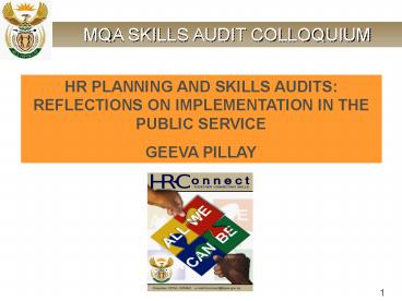 MQA SKILLS AUDIT COLLOQUIUM