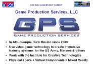 Game Production Services, LLC