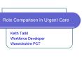 Role Comparison in Urgent Care PowerPoint PPT Presentation